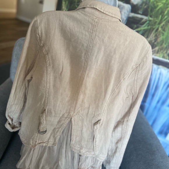 Free People Stunning Light Weight Double Breasted Jacket w/2 Front Pockets - Picture 3 of 16